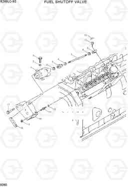 9260 FUEL SHUTOFF VALVE R260LC-9S, Hyundai