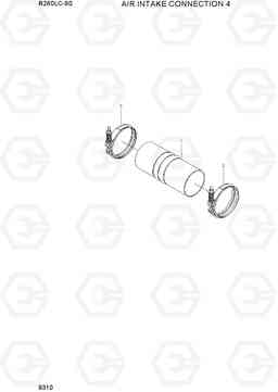9310 AIR INTAKE CONNECTION 4 R260LC-9S, Hyundai