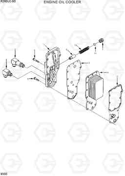 9330 ENGINE OIL COOLER R260LC-9S, Hyundai