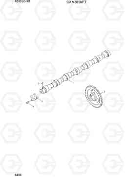 9430 CAMSHAFT R260LC-9S, Hyundai