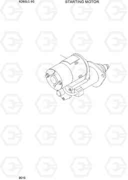 9510 STARTING MOTOR R260LC-9S, Hyundai