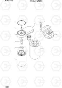 A200 FUEL FILTER R260LC-9S, Hyundai