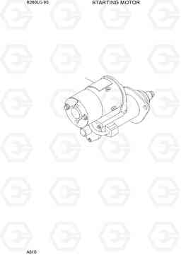 A510 STARTING MOTOR R260LC-9S, Hyundai
