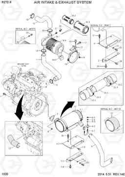 1020 AIR INTAKE & EXHAUST SYSTEM R27Z-9, Hyundai