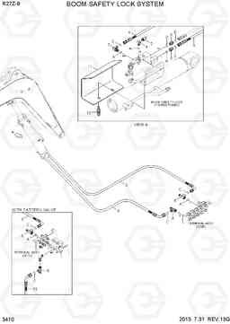 3410 BOOM SAFETY LOCK SYSTEM R27Z-9, Hyundai