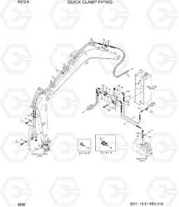 3500 QUICK CLAMP PIPING R27Z-9, Hyundai