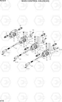 4110 MAIN CONTROL VALVE (2/3) R27Z-9, Hyundai