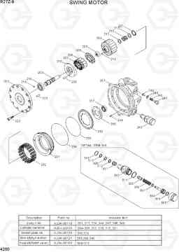 4200 SWING MOTOR R27Z-9, Hyundai