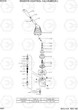 4501 REMOTE CONTROL VALVE(#0026-) R27Z-9, Hyundai