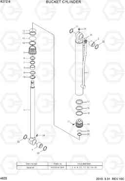 4620 BUCKET CYLINDER R27Z-9, Hyundai