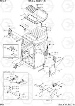 6100 CABIN ASSY(1/5) R27Z-9, Hyundai