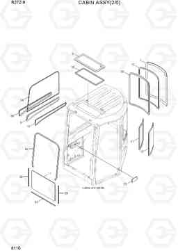 6110 CABIN ASSY(2/5) R27Z-9, Hyundai