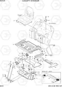 6210 CANOPY INTERIOR R27Z-9, Hyundai