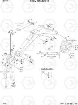 7010 BOOM MOUNTING R27Z-9, Hyundai