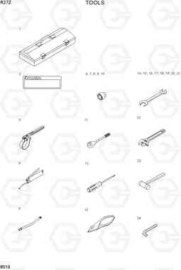 8010 TOOLS R27Z-9, Hyundai