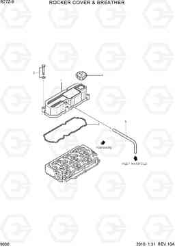 9030 ROCKER COVER & BREATHER R27Z-9, Hyundai
