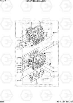 9050 CRANKCASE ASSY R27Z-9, Hyundai