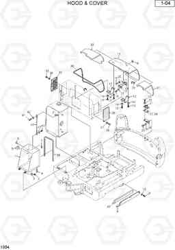 1004 HOOD & COVER R28-7, Hyundai