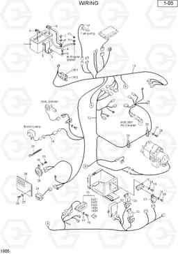 1005 WIRING R28-7, Hyundai