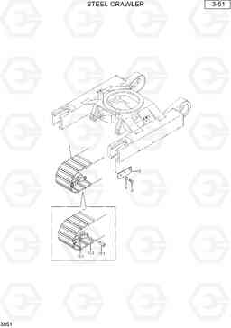 3051 STEEL CRAWLER R28-7, Hyundai