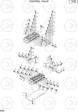 5005 CONTROL VALVE R28-7, Hyundai