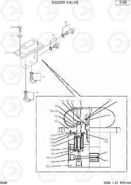 5008 DOZER VALVE R28-7, Hyundai
