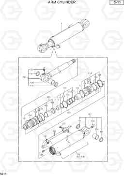 5011 ARM CYLINDER R28-7, Hyundai