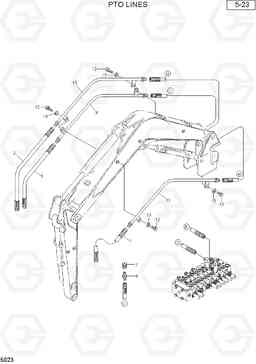 5023 PTO LINES R28-7, Hyundai