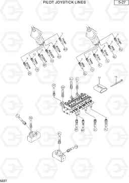 5027 PILOT JOYSTICK LINES R28-7, Hyundai