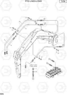 5054 PTO LINES-LONG R28-7, Hyundai