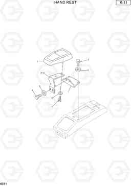 6011 HAND REST R28-7, Hyundai