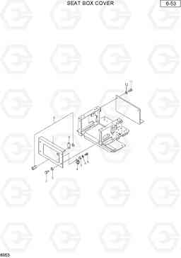 6053 SEAT BOX COVER R28-7, Hyundai