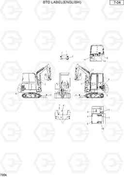 7004 STD LABEL(ENGLISH) R28-7, Hyundai