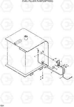 1031 FUEL FILLER PUMP(OPTION) R280LC, Hyundai