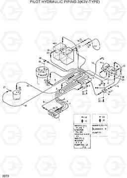 2073 PILOT HYDRAULIC PIPING 3(K3V-TYPE) R280LC, Hyundai