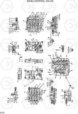 2110 MAIN CONTROL VALVE R280LC, Hyundai