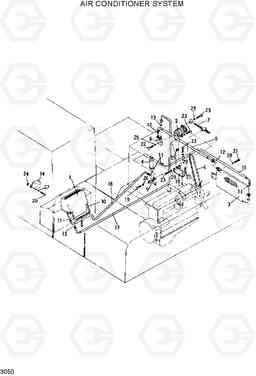 3050 AIR CONDITIONER SYSTEM R280LC, Hyundai