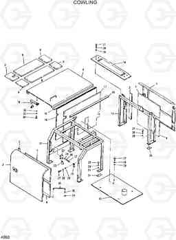 4050 COWLING R280LC, Hyundai