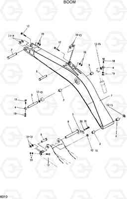 6010 BOOM R280LC, Hyundai