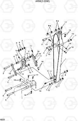 6020 ARM(3.05M) R280LC, Hyundai