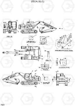 7021 DECALS(LC) R280LC, Hyundai