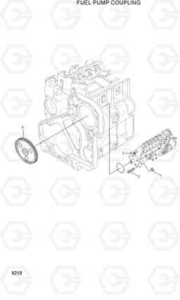 8210 FUEL PUMP COUPLING R280LC, Hyundai