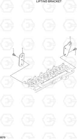 8270 LIFTING BRACKET R280LC, Hyundai
