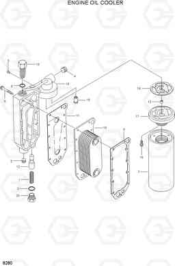 8280 ENGINE OIL COOLER R280LC, Hyundai