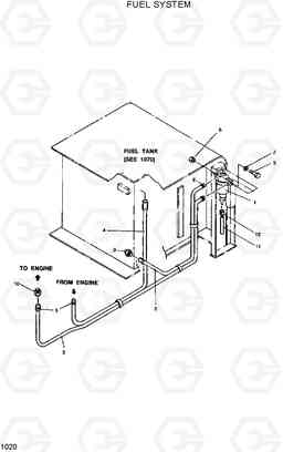 1020 FUEL SYSTEM R290LC, Hyundai