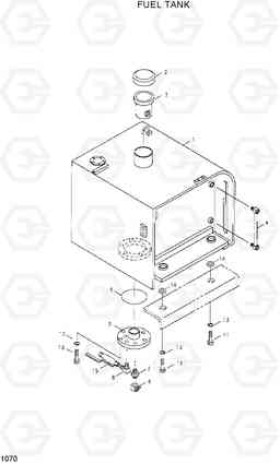 1070 FUEL TANK R290LC, Hyundai