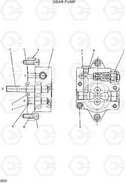 2022 GEAR PUMP R290LC, Hyundai