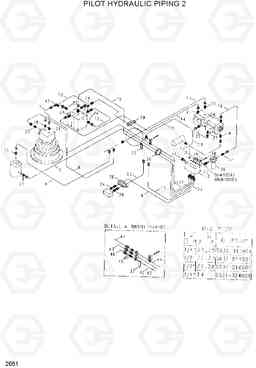 2051 PILOT HYDRAULIC PIPING 2 R290LC, Hyundai