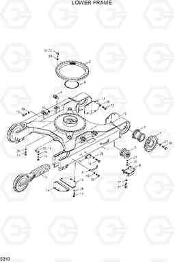 5010 LOWER FRAME R290LC, Hyundai