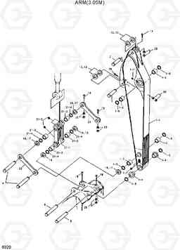 6020 ARM(3.05M) R290LC, Hyundai